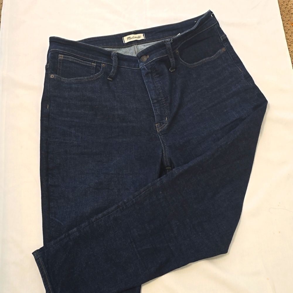 Madewell Curvy High Rise Skinny Jeans plus size 33 petite
